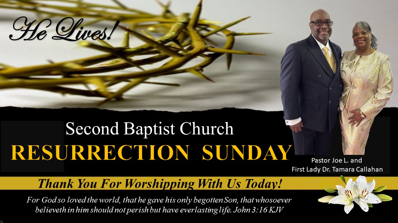 Resurrection Sunday
Speaker: Rev. Joe Callahan, Jr. Pastor
Text: Matthew 28